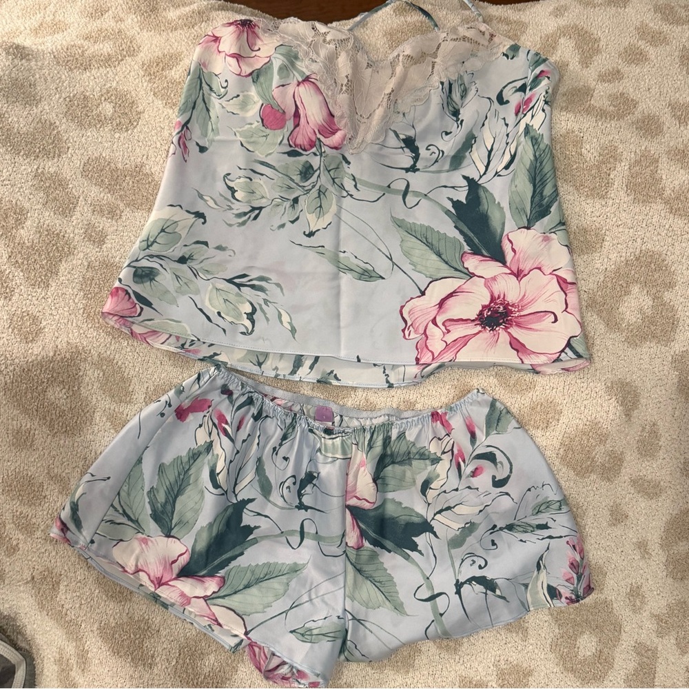 Floral Print Women's Sleepwear Set